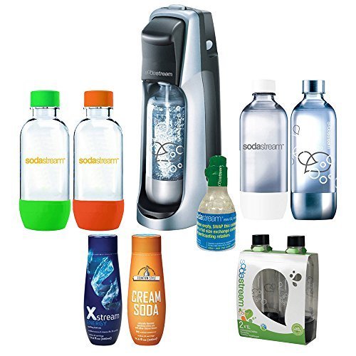 Buy SodaStream Fountain Jet Soda Maker in Black with Exclusive Kit w/ 4