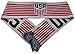 Official United States National Team Soccer Scarf- Stripes Scarf, One Size, Red