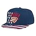 NBA Oklahoma City Thunder Men's Patriotic Snapback Cap, One Size, Navy
