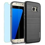 Samsung Galaxy S7 Edge / G935 Case, INNOVAA Luminous Hybrid Armor Case (Not Compatible with Samsung Galaxy S7 & S7 Active) W/ Free Screen Protector & Touch Screen Stylus Pen - Black