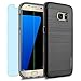 Samsung Galaxy S7 Edge / G935 Case, INNOVAA Luminous Hybrid Armor Case (Not Compatible with Samsung Galaxy S7 & S7 Active) W/ Free Screen Protector & Touch Screen Stylus Pen - Black