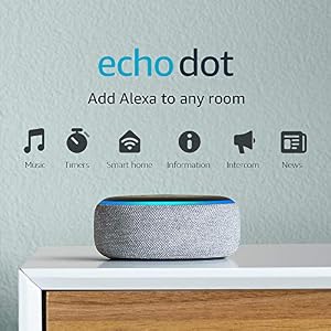 Echo Dot (3rd Gen) – Smart speaker with Alexa – Heather Gray