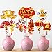 Chinese New Year Flag Banner, Year of Rat Garland 2020 Happy New Year Decoration China Party Chinese New Year Sign Banner Party Backdrop Table Background for Photo Booth Props Party Decorations Suppli