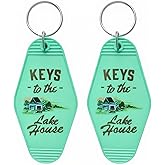 Keys To The Lake House Keychain Funny Lake House Key Chain Lake House Accessories New Home Gifts