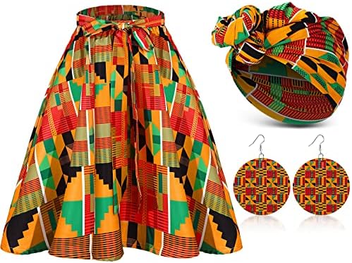 Coume Pcs Women African Dashiki Skirt Traditional Costume