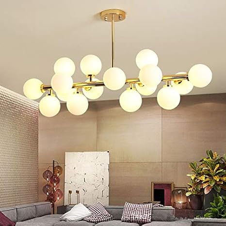 bright modern chandelier