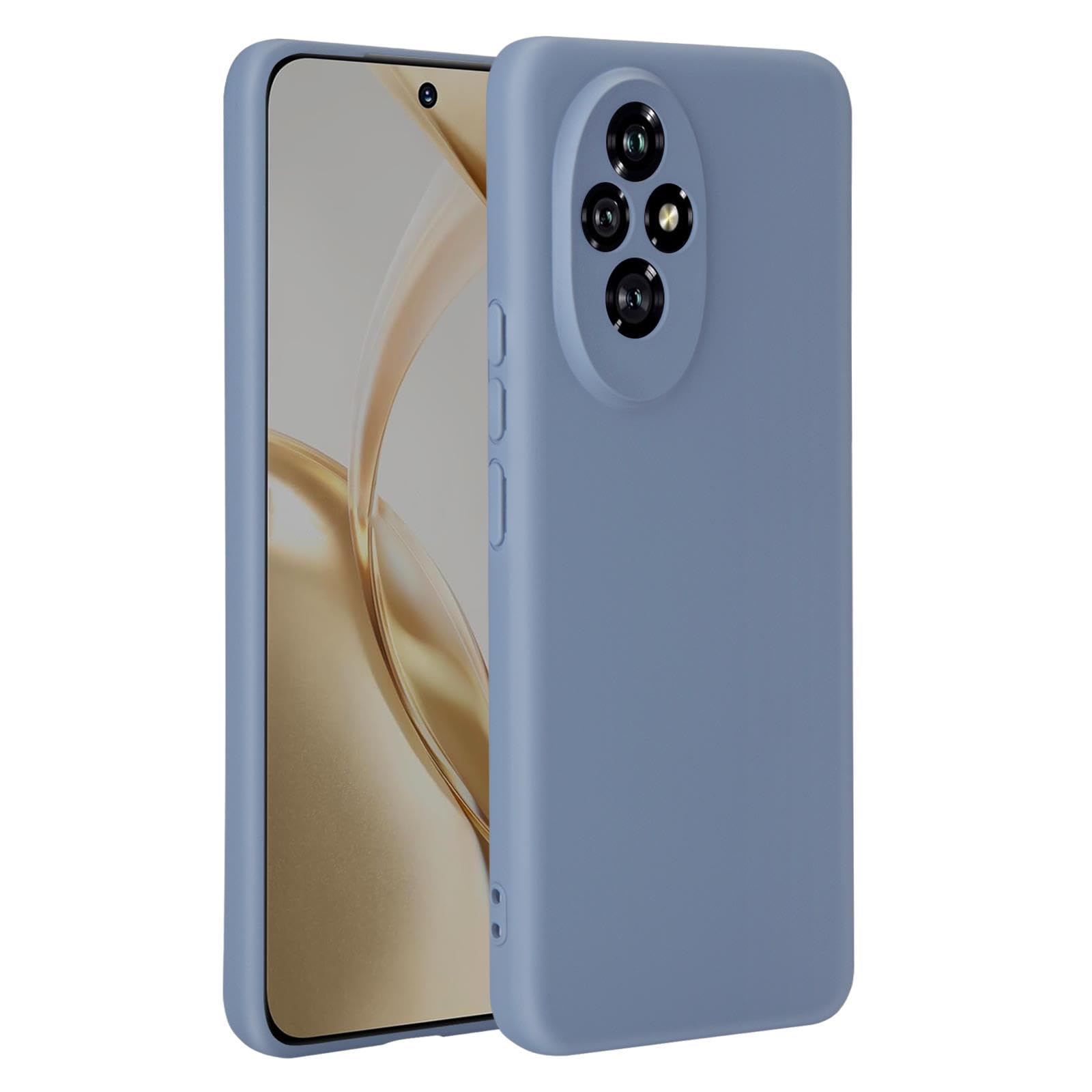 32nd Liquid Silicone Case Cover for Honor 200, Slim and Durable Protective Case - Grey
