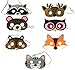 Lilly and the Bee Novelties Forest Friends Felt Animal Mask 7 Piece Party Pack
