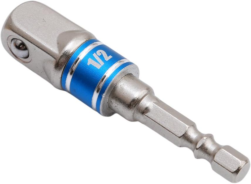 Dolland 3 Pieces 1/4 3/8 1/2 Hex Shank Square Nut Driver Power Drill