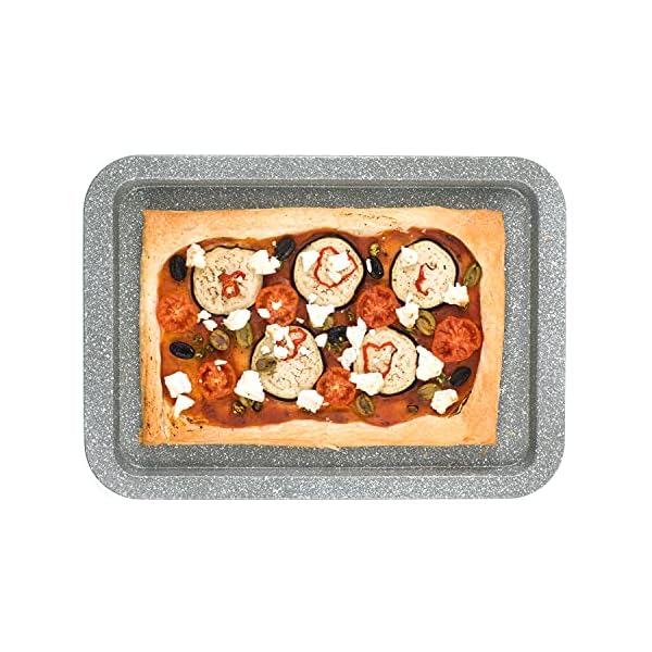 Salter BW02775G Baking Tray, Non-Stick Carbon Steel Oven Sheet, Flat Cooking Pan For Cookies, Roasting, Vegetables, Oven…