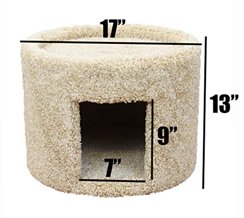 New Cat Condos Premier Cat Cave, Beige