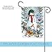 Toland Home Garden 119377 Woodland Snowman Winter Garden Flag, 12x18 Inch
