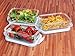 Utopia Kitchen Glass Food Storage Container Set with 840 m with Lid BPA Free FDA Approved Reusable Multi-purpose, at home or restaurant Can Can Also Be Used set of 3