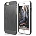 iPhone 6S Case, elago® [Outift Matrix][Dark Grey] - [Premium Hybrid Construction][Brushed Aluminum][Spark Design Award] - for iPhone 6/6S