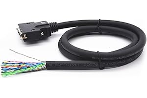 Servo Driver X4 PLC Control Cable I/O Control Cable DV0P4360 50Pin SCSI50 for A6 A4 A5 Series (Size : 2M)