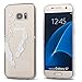 Galaxy S7 Case,3Cworld Ultra Thin Clear Art Pattern Crystal Gel TPU Rubber Flexible Slim Skin Soft Case for Samsung Galaxy S7 (Birds of A Feather-White)