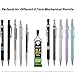 Bememo 360 Pack Refills 0.7 mm 2B, Break Resistant Mechanical Pencil , Contained in 12 Bottles