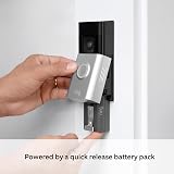 Ring Battery Video Doorbell Plus 1536p HD, Colour Night Vision view 4