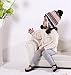 Home Prefer Boys Girls Kids Christmas Hats Soft Brocade Knitted Cap Cute Ear Flap Beanie with Pom M