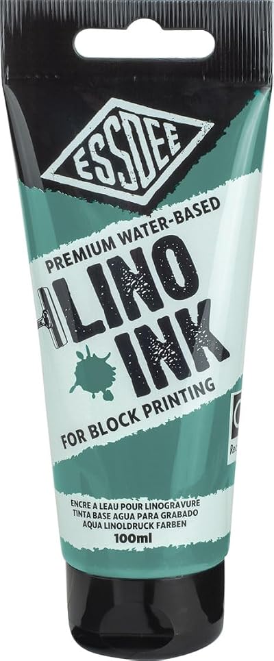 Essdee Block Printing Ink Viridian 100ml Brand ESSDEE UK Made
