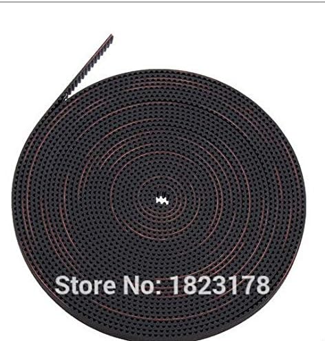 VNHOME: 5meters/lot GT2 3MM Timing Belt Width 3mm Rubber 2GT-3mm Small Backlash GT2 Open Belt for 3D Print
