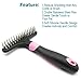 NEWSTYLE Pet Dog Cat Long Short Thick Hair Comb Pet Fur Knot Remove Cutter Rake Shedding Grooming Brush - Pink