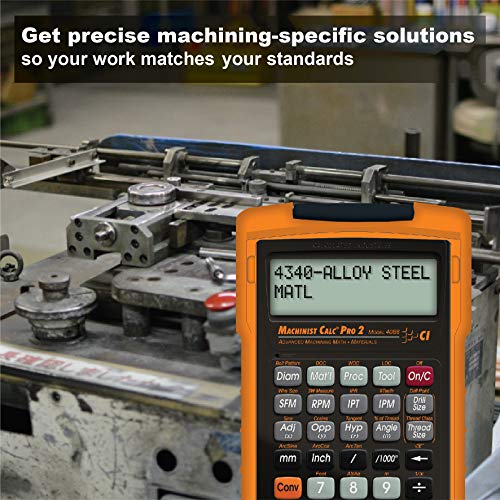 Calculated Industries 4088 Machinist Calc Pro 2 Advanced Machining