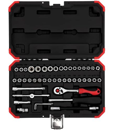 GEDORE RED Jogo De Soquetes Sextavados 4 A 13Mm Encaixe De 1/4 Pol