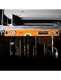 Nivel de torpedo, magnético, 4 orificios para doblado en polvo y más con ranura en V y pista de imán Klein