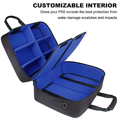 Travel Carrying Case for PS5 Portable Storage Bag Organizer Shoulder