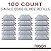 Fixson Utility Knifes Replacement Blades, (100 Pack) Spare Blade Pack with Utility Knife Included.