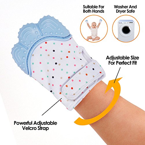 image for Linda's Essentials Linda’s Baby Teething Mitten | Self-Soothing Pain