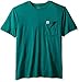 Carhartt Men's Maddock Pocket Short Sleeve T Shirt, Alpine Green Heather, Large