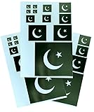 EUIOSFDC Decal in Multiple Sizes Pakistan Flag