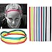 UPmall Sports Headband No Slip Grip Hairband Elastic Pullover Single Band Silicone Lined Sweatband, Perfect for Running, Fitness, Yoga, Hockey, Soccer, Basketball, Gym, Volleyball (Pack of 9 Colors)