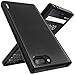 BlackBerry KEY2 Case, OUBA [Shock Absorbing] Air Hybrid Slim fit Armor Shockproof Drop Protection Crystal [Clear] Back Protective Case + TPU Bumper Cover for BlackBerry KEY2 / KEYtwo (2018) – Black