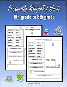 Amazon.com: Frequently Misspelled Words (6th grade to 8th grade): 400