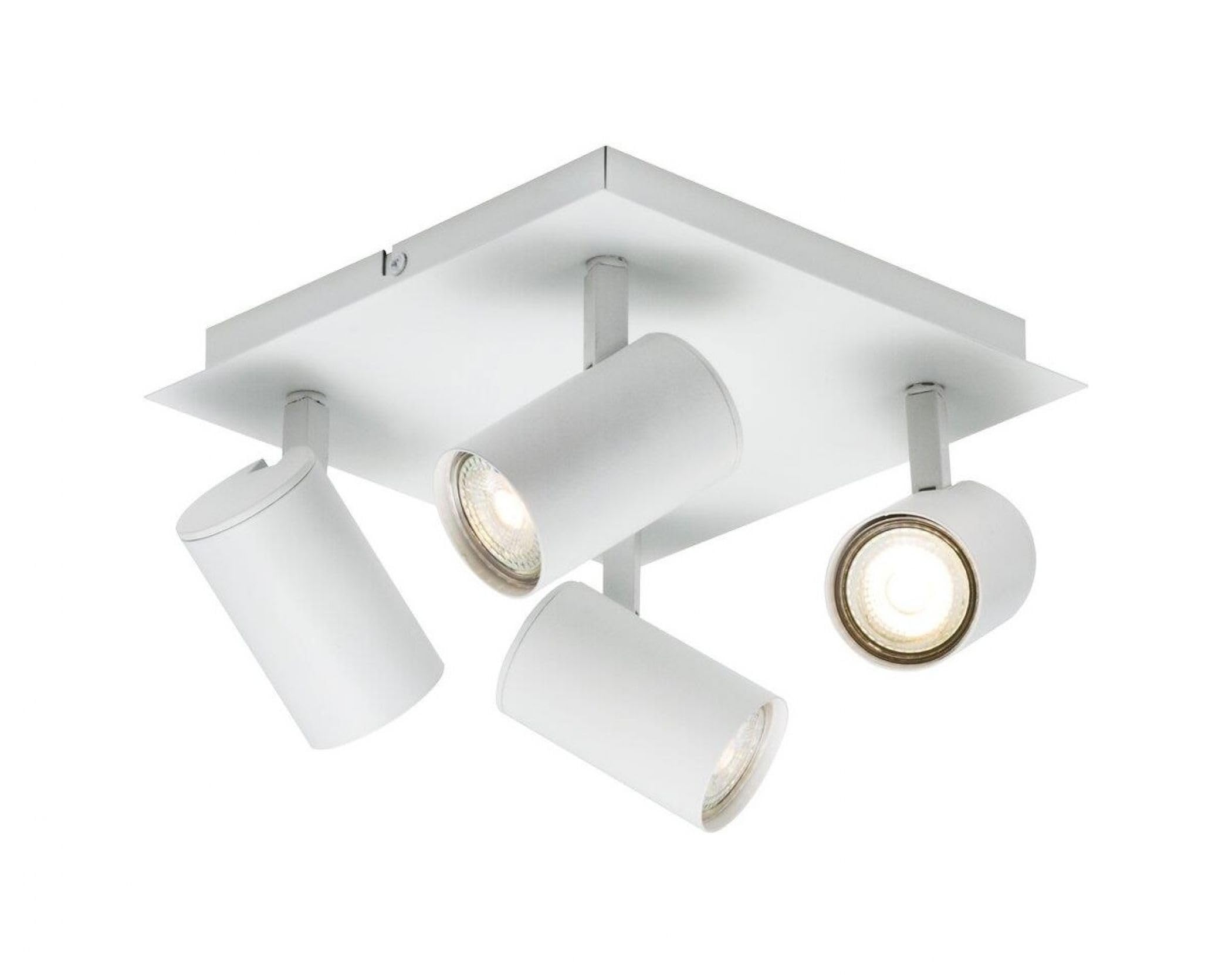 Nordlux Frida Indoor Rail White Metal GU10 Adjustable Head - Kitchen, Dining Room, Hallway Mains Powered, IP20