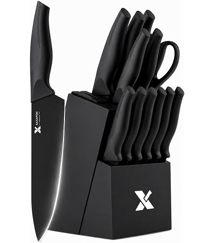 Amazon.com: XANAPON Knife Set, 14 Pieces Kitchen Knife Set, High