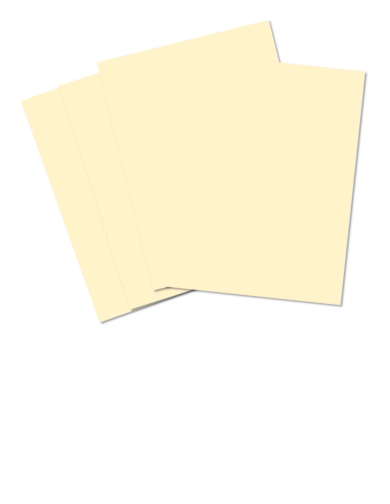House of Card & Paper A4 80 GSM Paper - Cream (Pack of 100 Sheets)