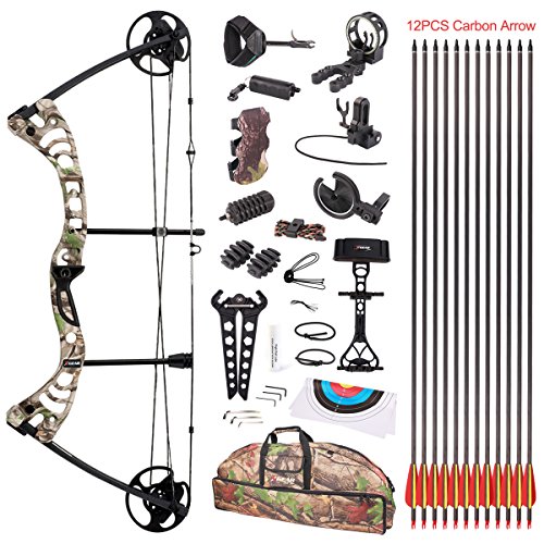 Leader Accessories Compound Bow 3055lbs Archery Hunting Equipment with