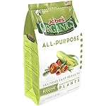 Jobe's Organics All Purpose Fertilizer with Biozome, 4-4-4 Organic Fast Acting Granular Fertilizer for All Plants, 4 pound bag