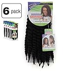 6 Pack of Janet Collection Havana Medium Mambo Twist Braid 12