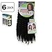 6 Pack of Janet Collection Havana Medium Mambo Twist Braid 12