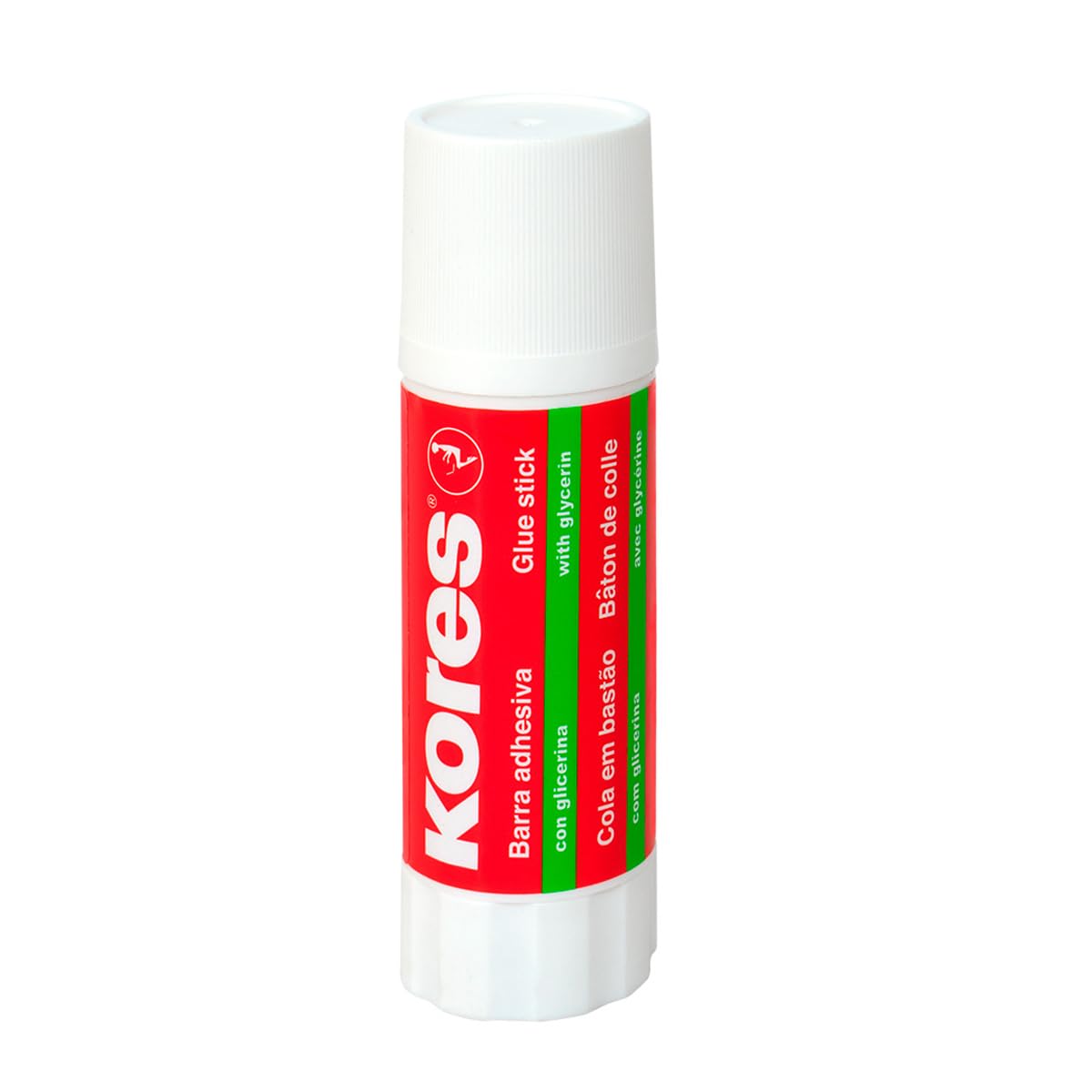 Kores - Glue Stick, Strong-Hold Adhesive, Safe and Non-Toxic Craft Glue for Arts and Crafts, School and Office Supplies, Pack of 6 x 40g