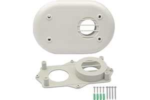 SP20285 Horizontal Vent Termination Kit for Tankless Gas Water Heater,With Screws (2 inch),High Efficiency Furnace,Suitable F