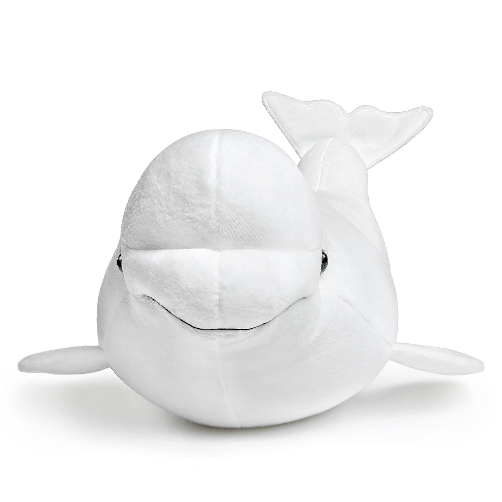 Mua Simulation White Beluga Whale Plush Toy - Long Lifelike ...