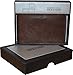 Kenneth Cole Reaction Men's Genuine Leather Passcase Wallet With Gift Box (Brown)
