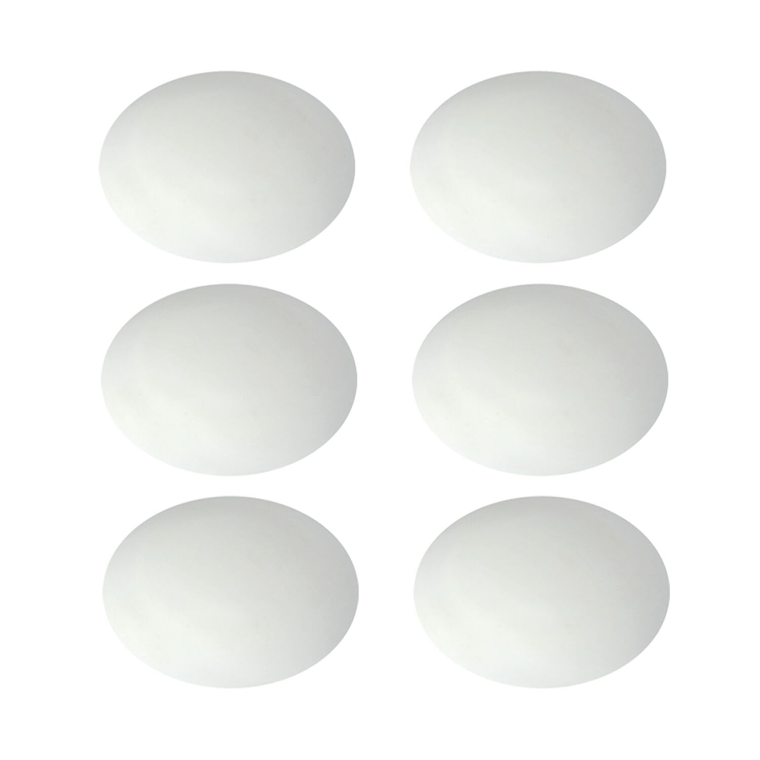 VASALAT 5246/6 Door Stop 60 mm Self-Adhesive White SB-6 Pack of 6