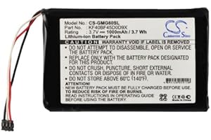 3.7V 1000mAh / 3.70Wh Replacement Battery for Garmin Approach G6, KF40BF45D0D9X